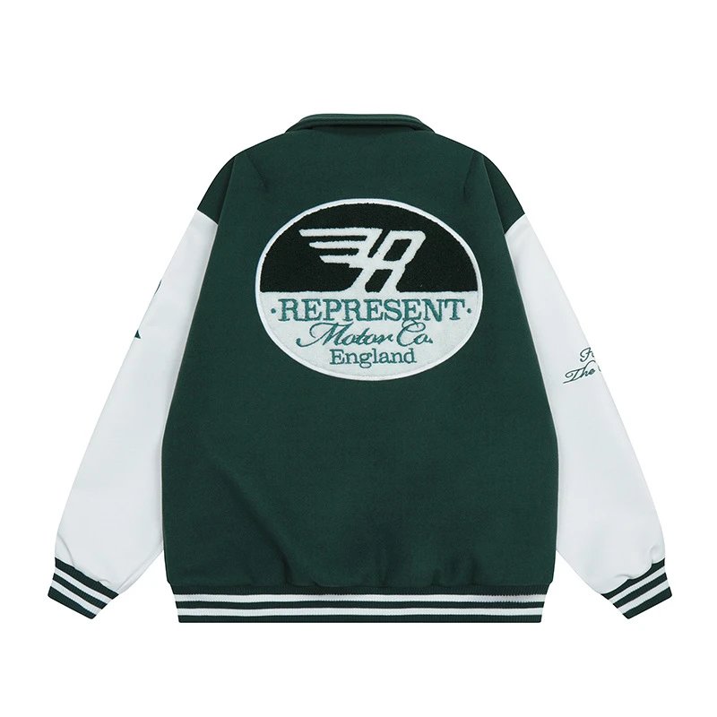 Represent Varsity Jacket Multicolor - Gallery Image 5 - Detailed View