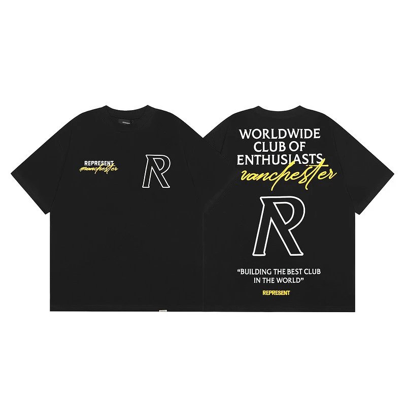 Represent Black T-Shirt Multi-Color - High Quality Product Image - Cnfans