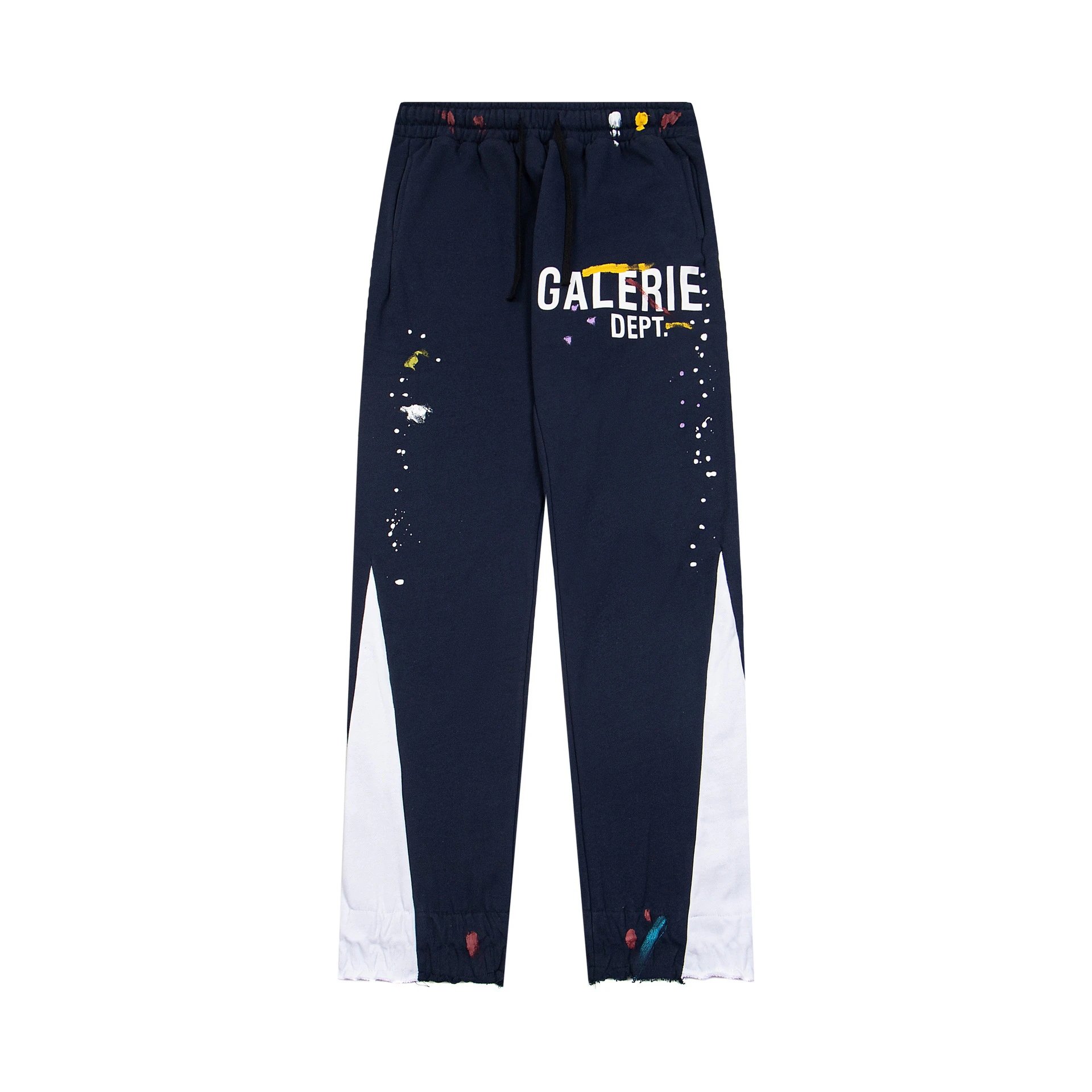Street Style Cotton Joggers Midnight - Gallery Dept - Cnfans - $40.97