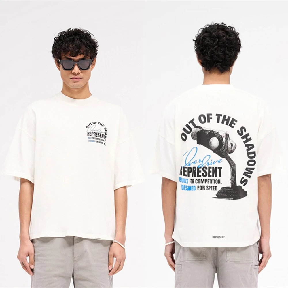 REPRESENT Speed Print Tee Multicolor - Gallery Image 3 - Detailed View