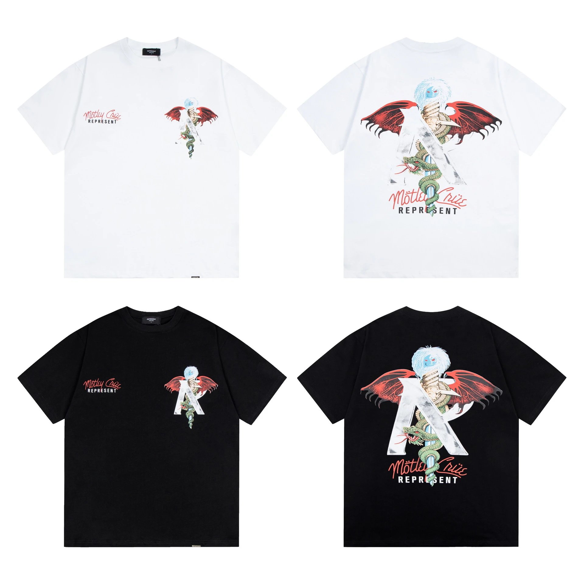 Represent Graphic Print Tee Multicolor - Gallery Image 5 - Detailed View