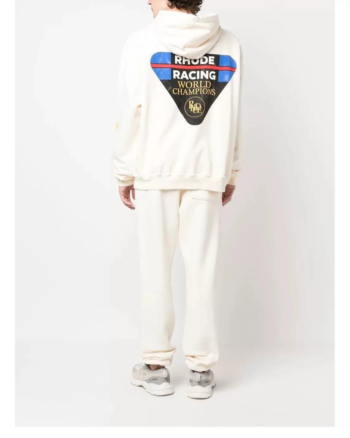 Rhude Triangle Print Hoodie MultiColor - Gallery Image 5 - Detailed View