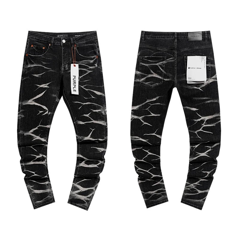 Distressed Denim Pants Obsidian - Purple Brand - Cnfans - $47.10