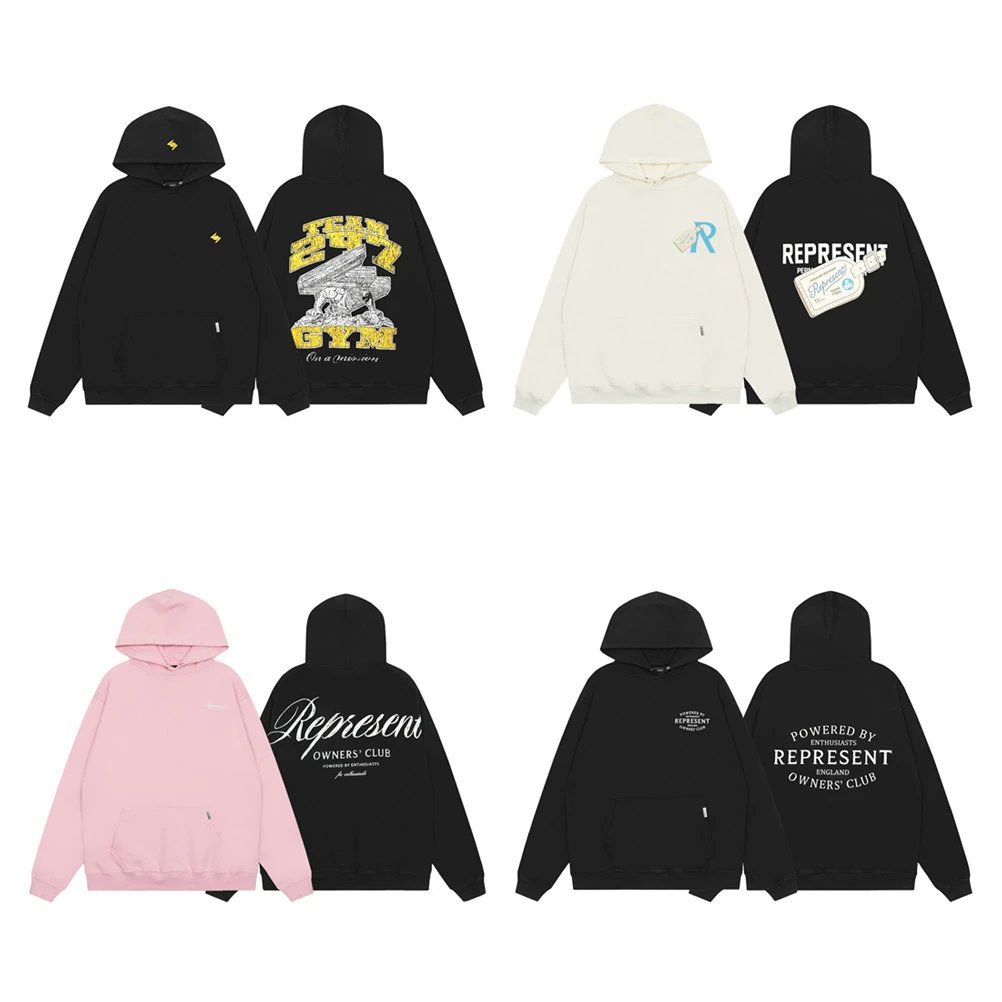 REPRESENT Logo Hoodie MultiColor - Related Product - Cnfans