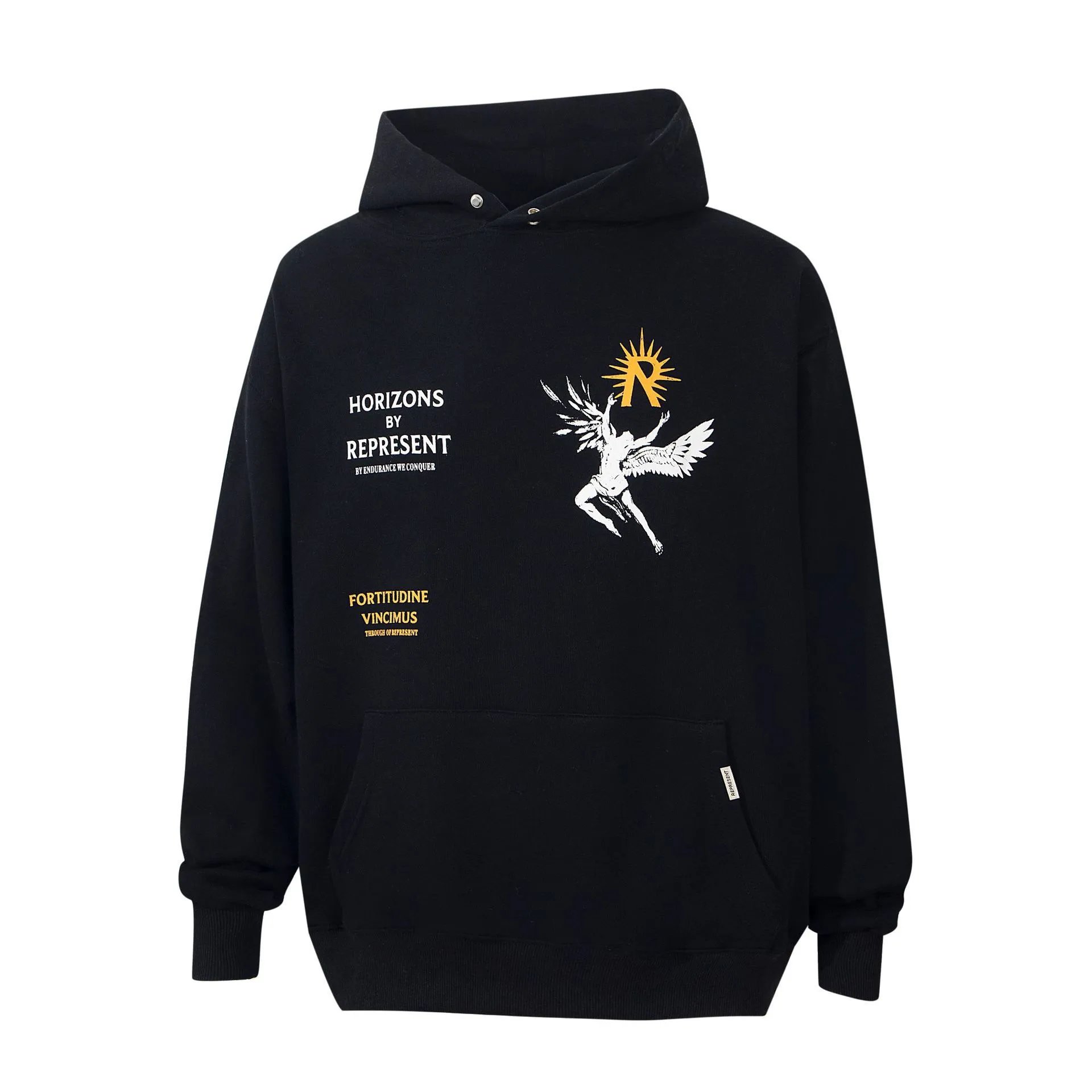 Represent Hoodie with Angel Print Multicolor - Gallery Image 5 - Detailed View