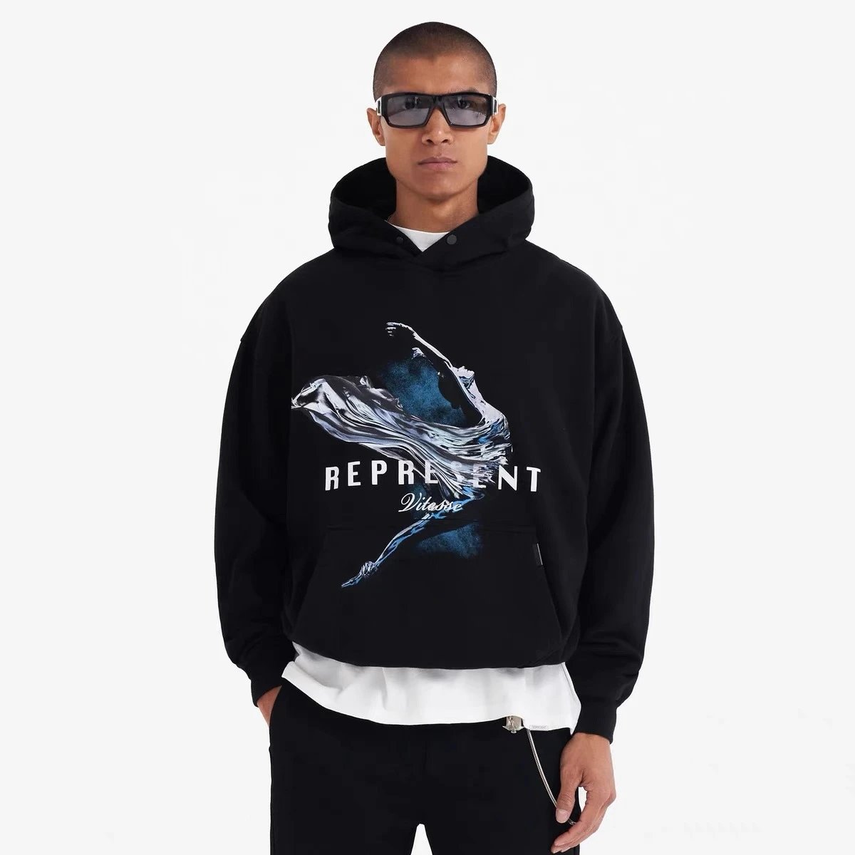 Represent Abstract Dancer Hoodie Multicolor - Gallery Image 3 - Detailed View