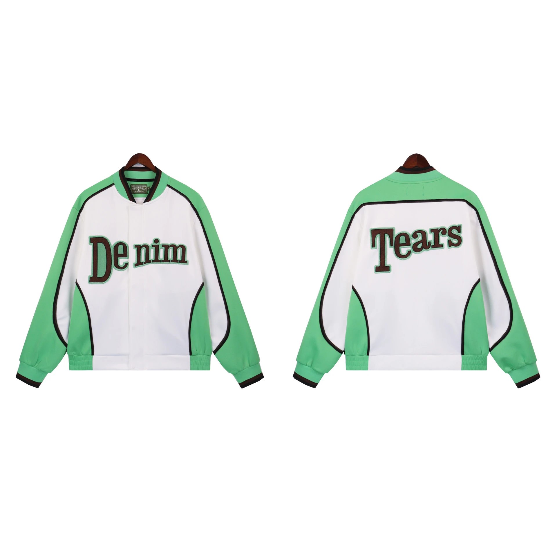 Varsity Jacket Set, Sage - DenimTears - Cnfans - $40.00