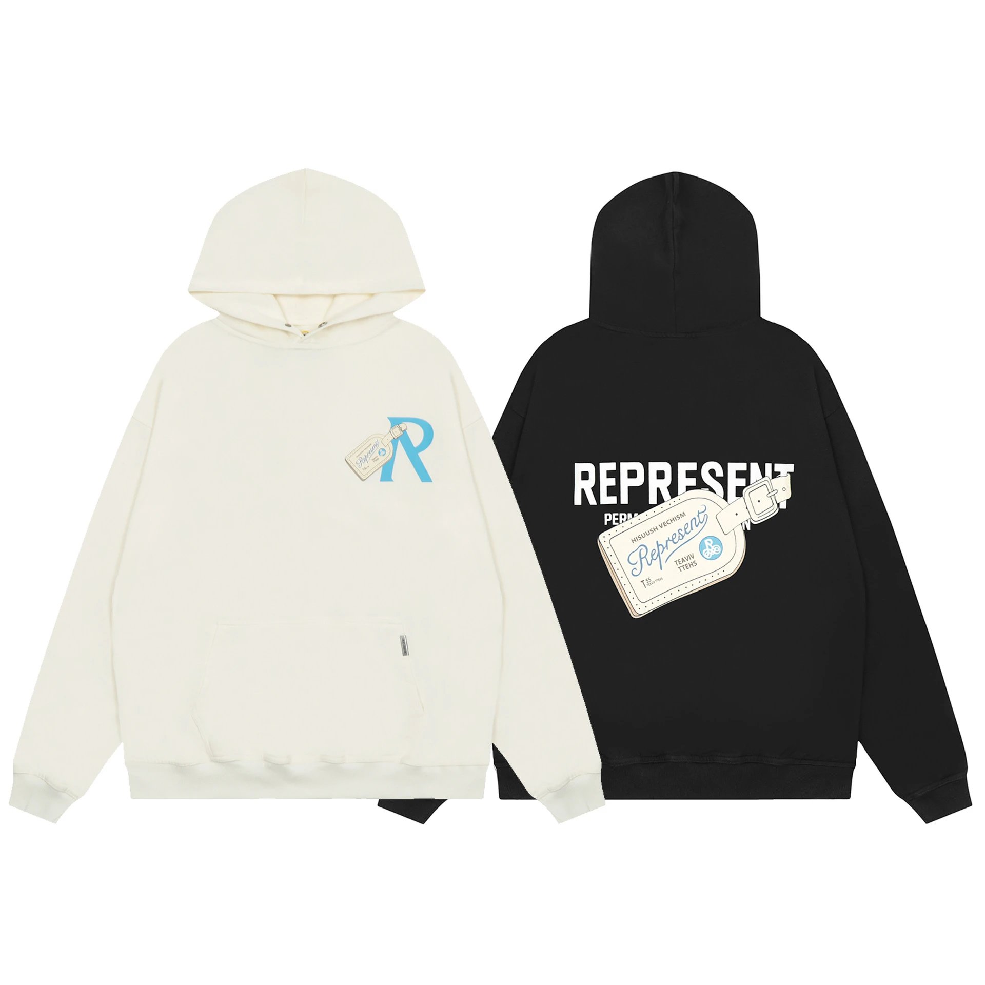 REPRESENT Logo Hoodie MultiColor - Gallery Image 5 - Detailed View