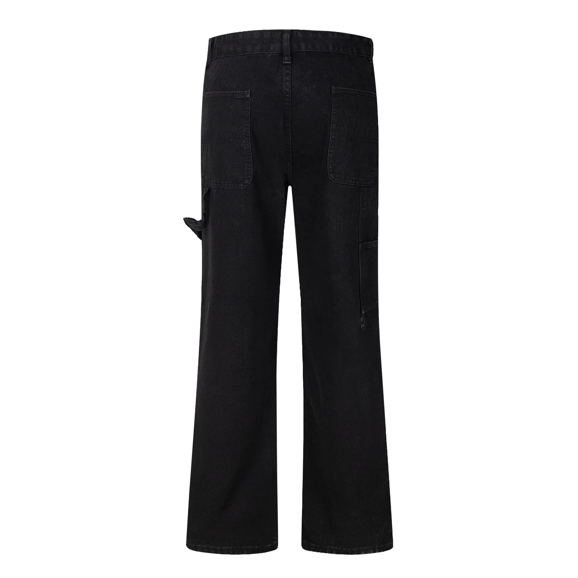 Represent Splash Denim Pants Black - Gallery Image 5 - Detailed View