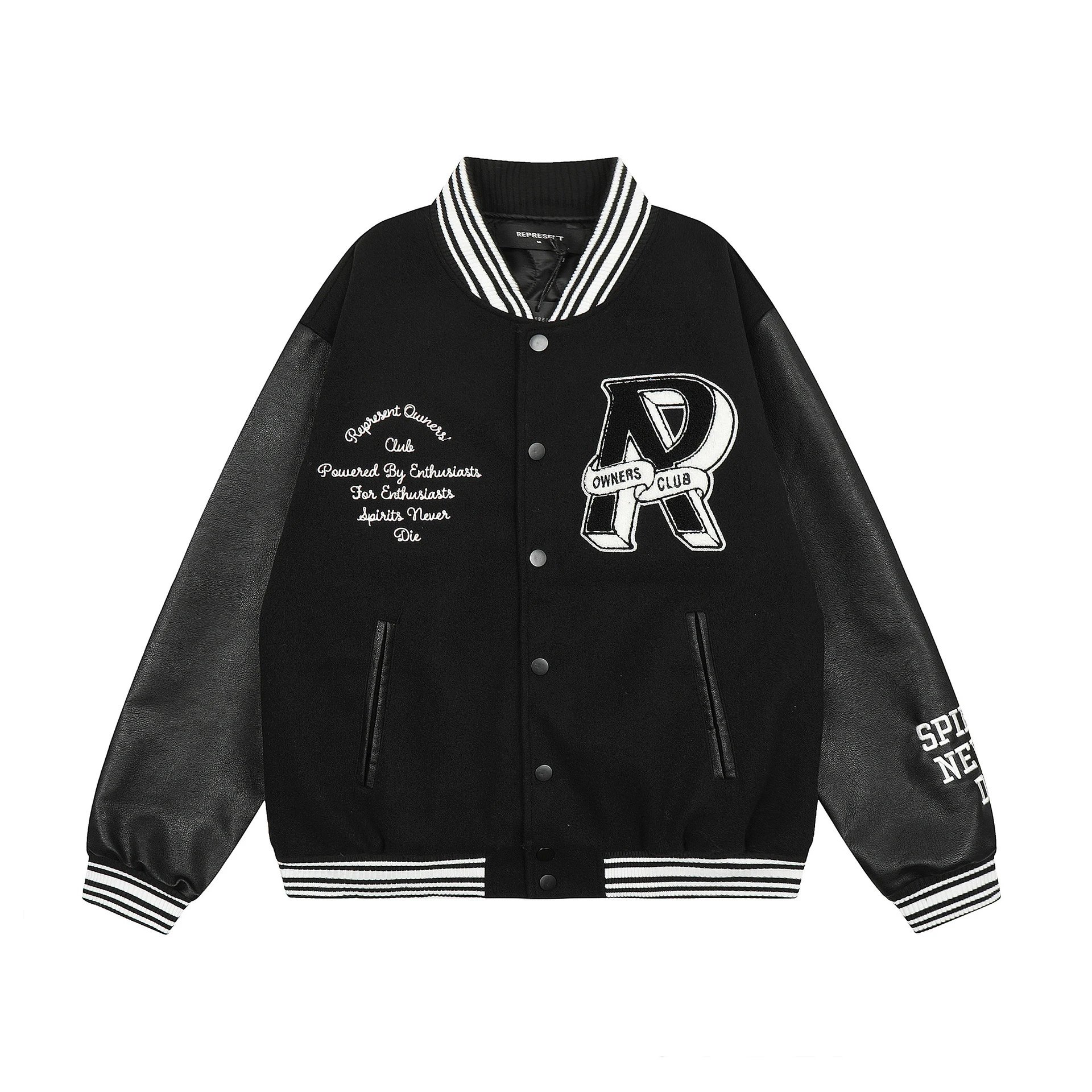 Represent Varsity Jacket MultiColor - Gallery Image 5 - Detailed View