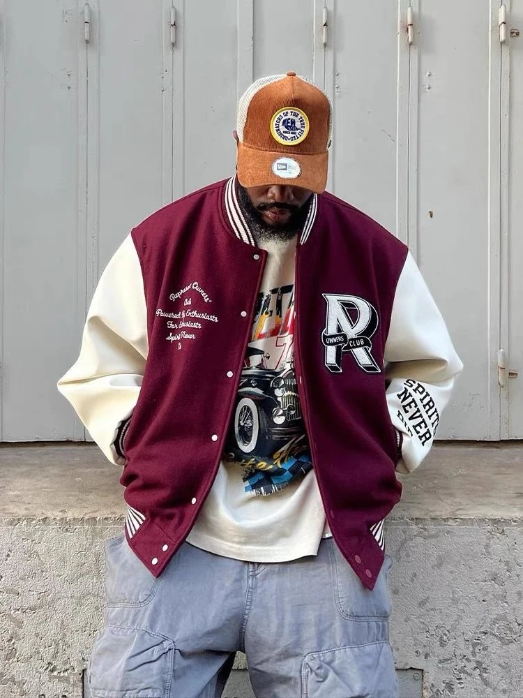 Represent Varsity Jacket MultiColor - Gallery Image 2 - Detailed View