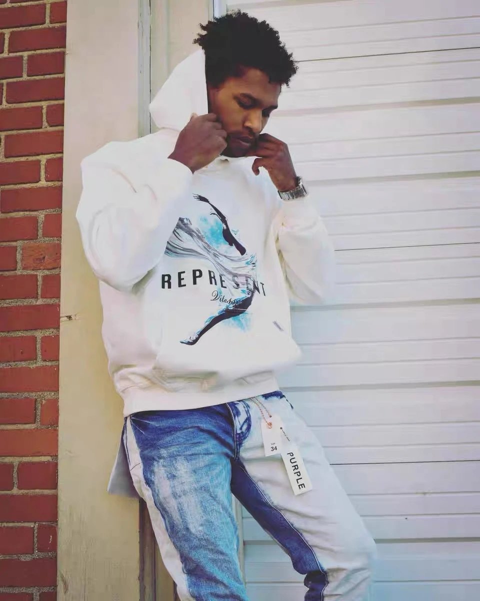 Represent Abstract Dancer Hoodie Multicolor - Gallery Image 2 - Detailed View