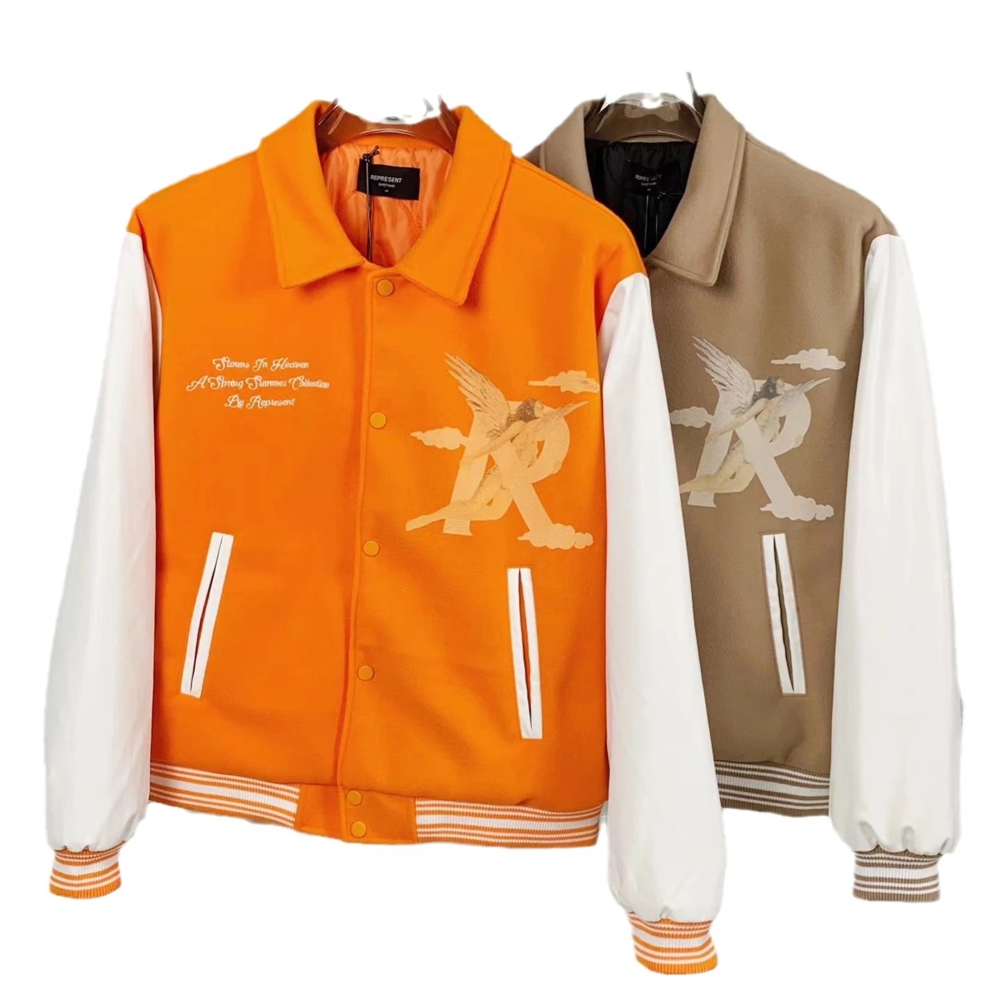 Represent Angel Varsity Jacket MultiColor - Gallery Image 5 - Detailed View