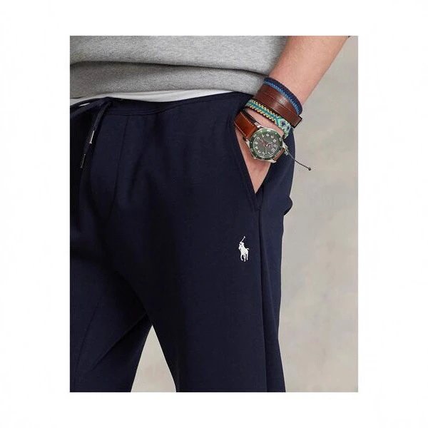 Ralph Lauren Knit Sweatpants Black - Gallery Image 2 - Detailed View