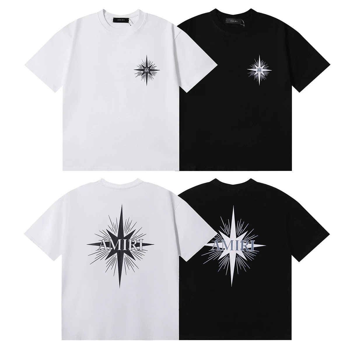 Amiri Letter Print T-Shirt Multicolor - Gallery Image 5 - Detailed View