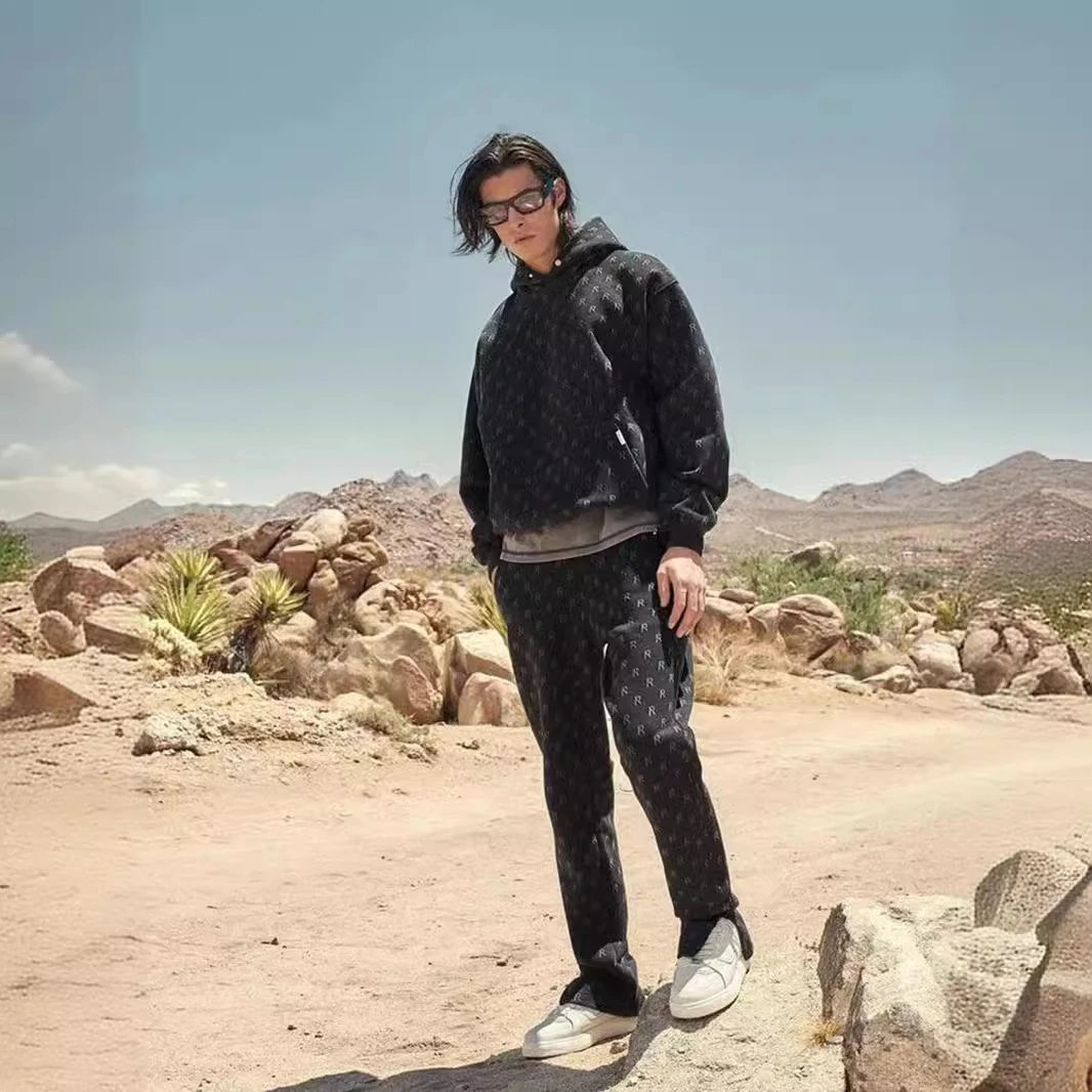 REPRESENT All-Over Logo Jogger Pants Multi - Gallery Image 2 - Detailed View