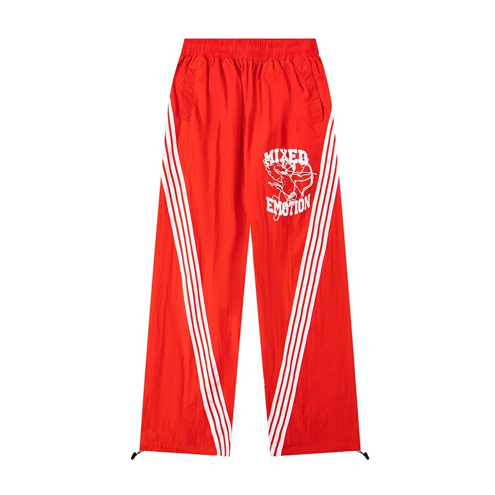 Mixed&Emotion Rhinestone Letter Sweatpants - Gallery Image 2 - Detailed View