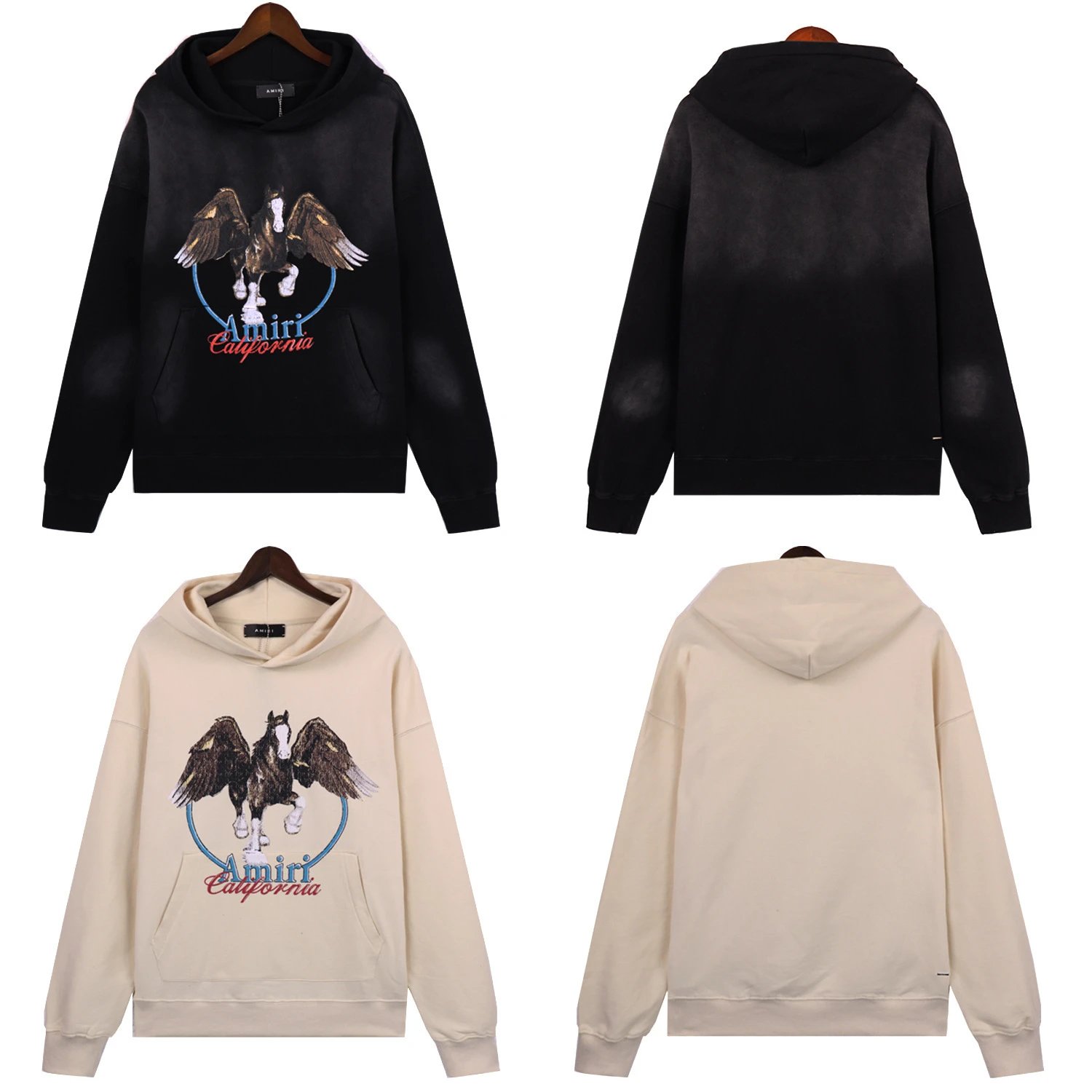 Amiri Winged Pegasus Hoodie Multicolor - High Quality Product Image - Cnfans