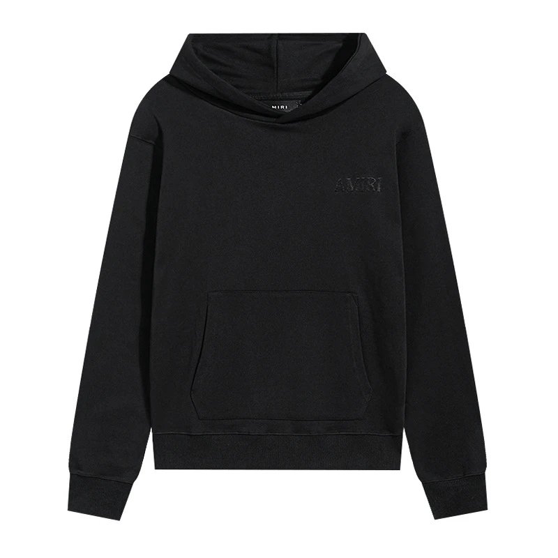 AMIRI Embroidered Hoodie Black - Gallery Image 4 - Detailed View