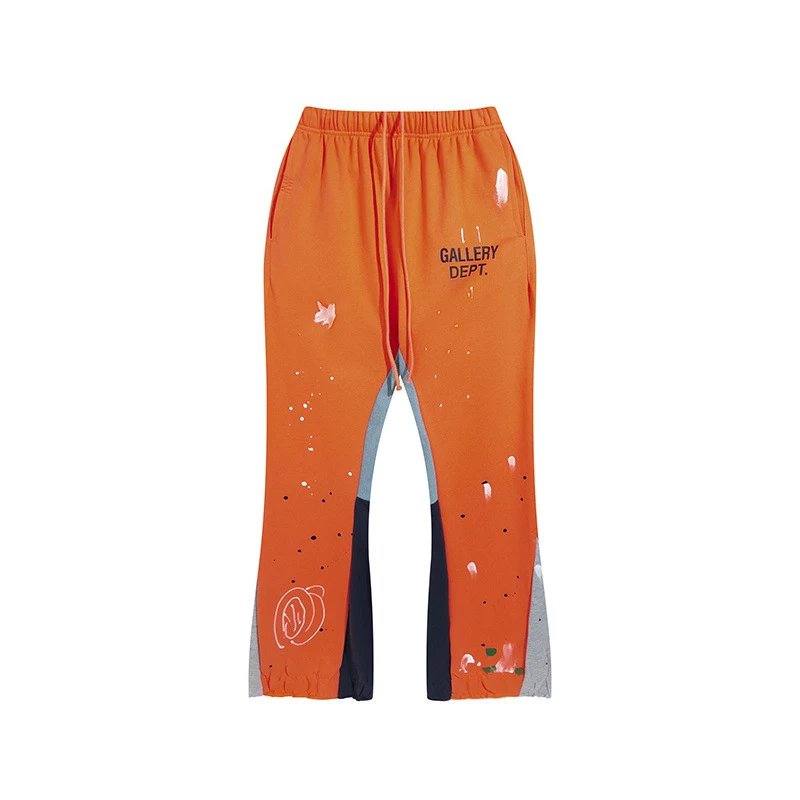 Graffiti Patchwork Joggers Burnt Orange - Related Product - Cnfans