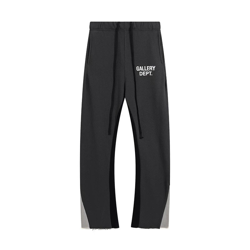 Flared Casual Joggers Charcoal - Gallery Image 2 - Detailed View