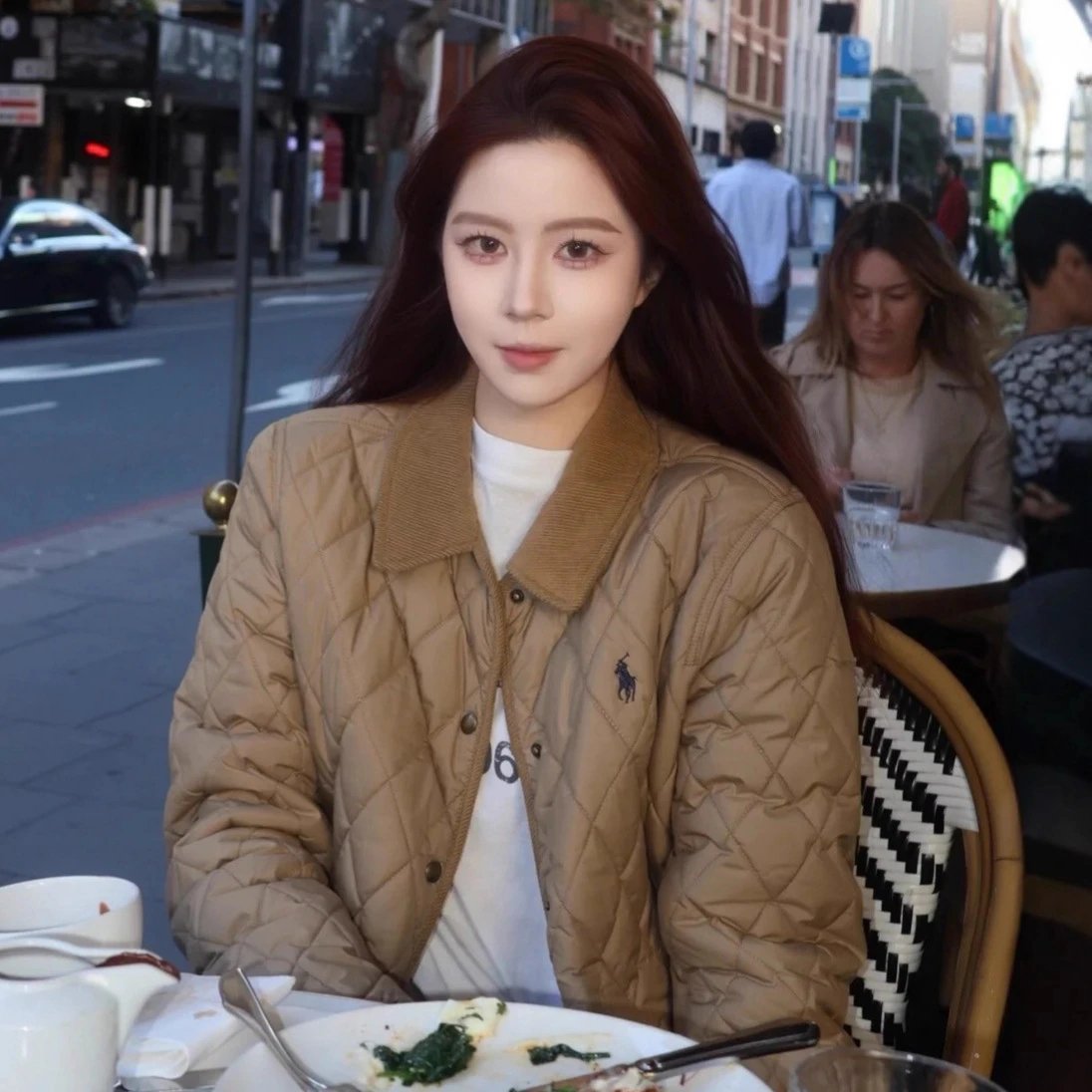 Ralph Lauren Corduroy Quilted Jacket Multi - Gallery Image 5 - Detailed View