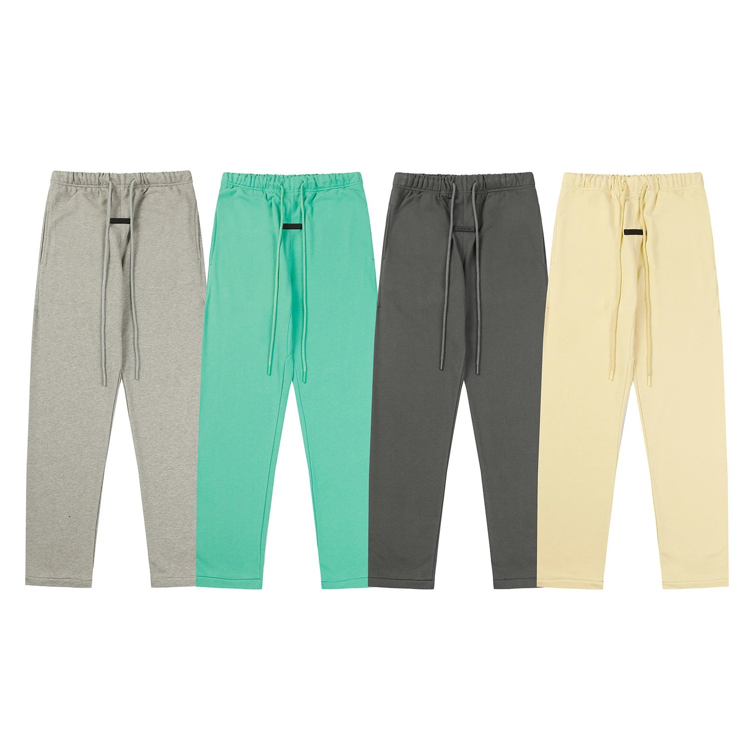 Unisex Streetwear Jogger Sweatpants Cotton Slate Gray - Gallery Image 1 - Detailed View