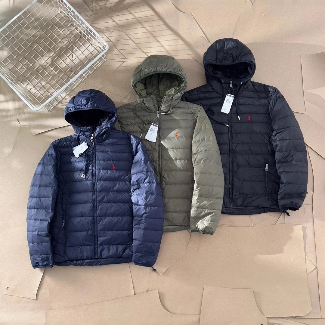 Ralph Lauren Lightweight Hooded Jacket Navy - High Quality Product Image - Cnfans