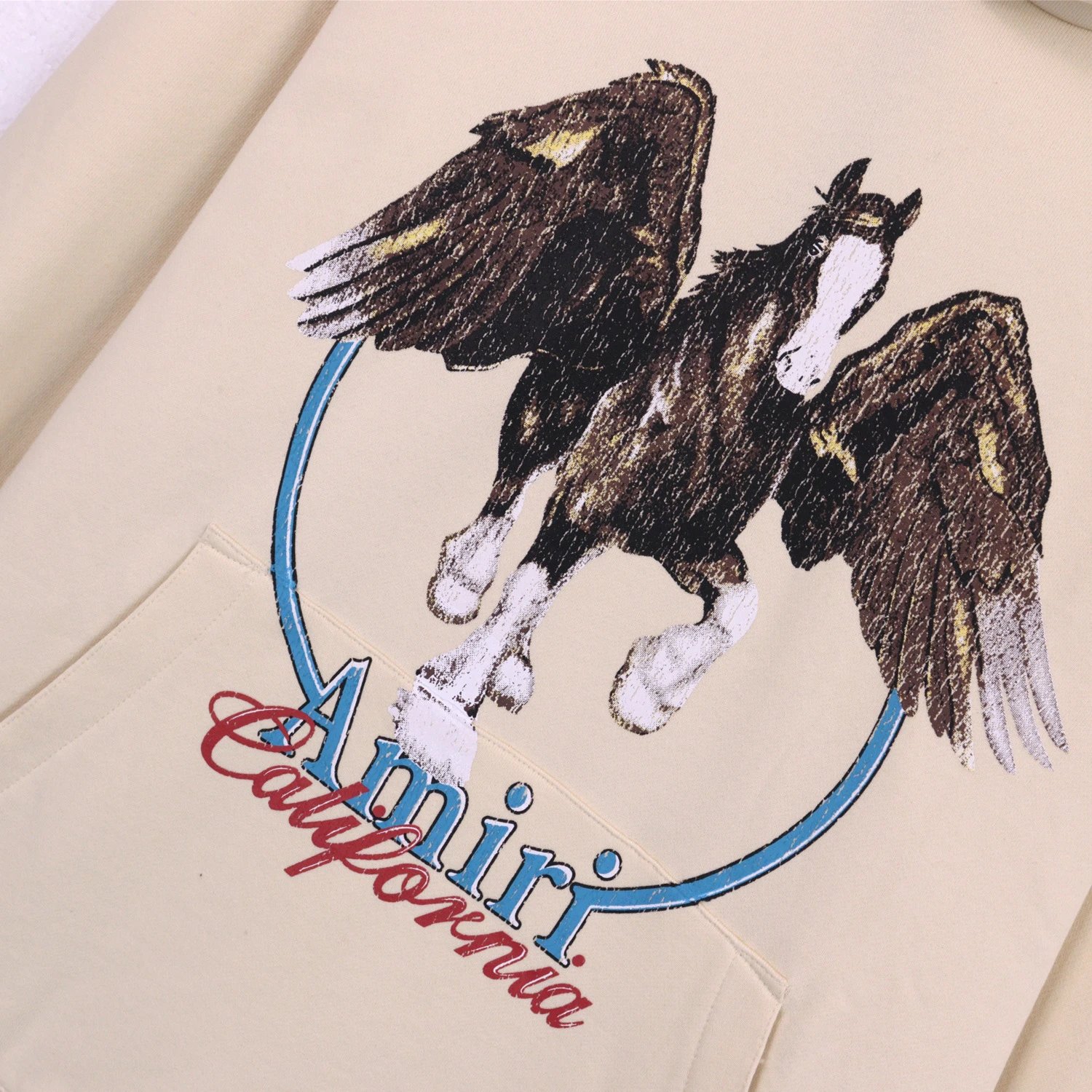 Amiri Winged Pegasus Hoodie Multicolor - Gallery Image 2 - Detailed View