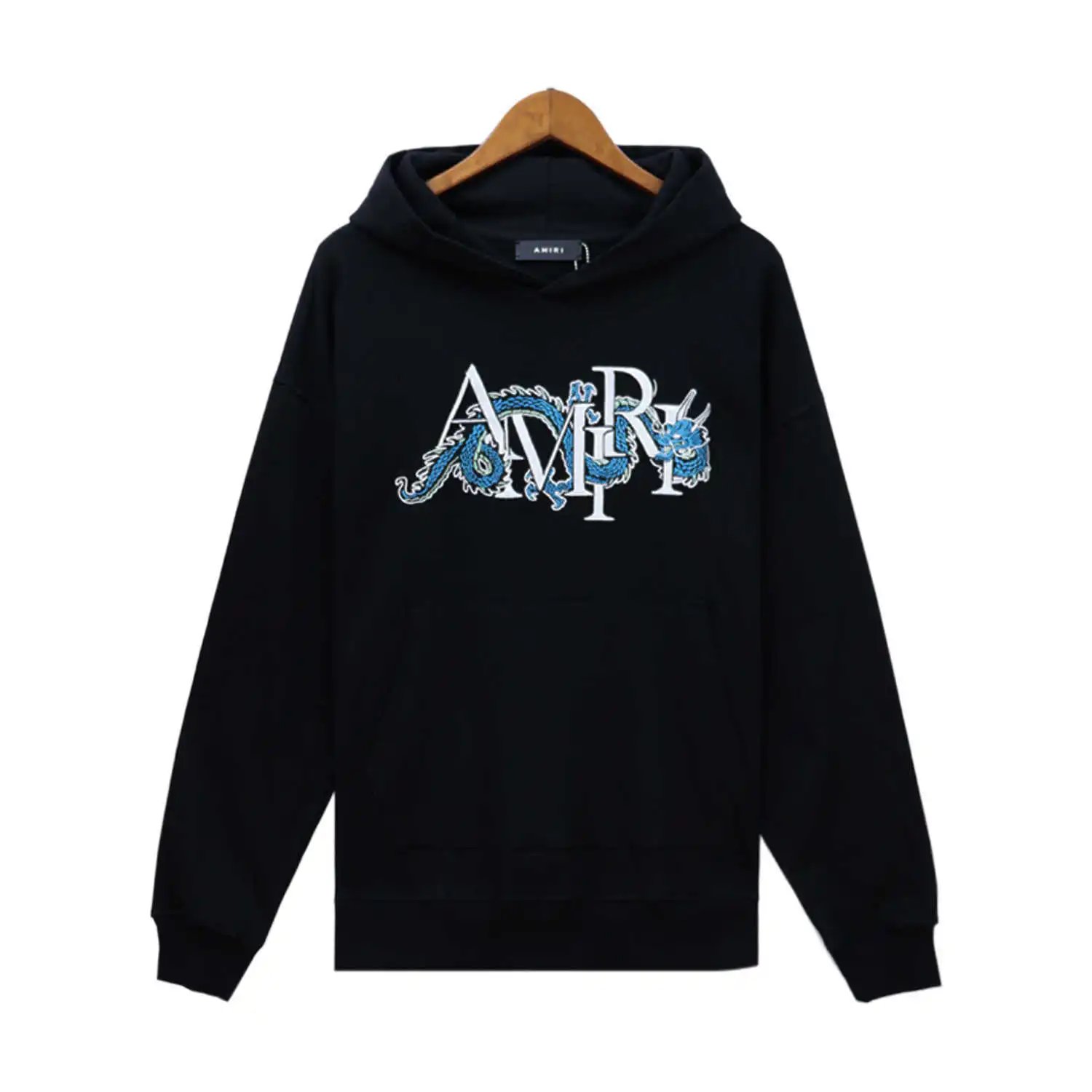 Amiri Dragon Embroidery Hoodie Multicolor - Gallery Image 3 - Detailed View