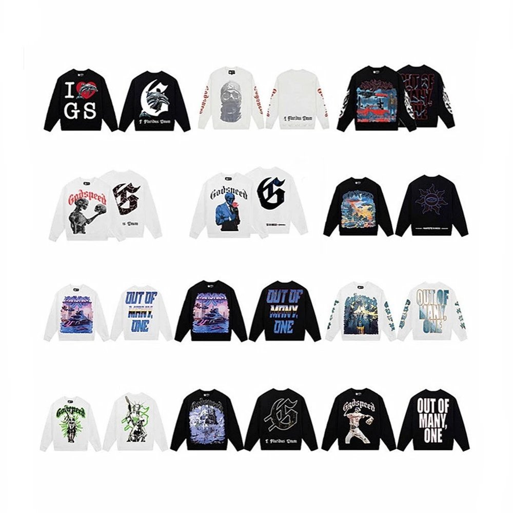 Godspeed Skull Geometric Sweatshirt Black - Gallery Image 5 - Detailed View