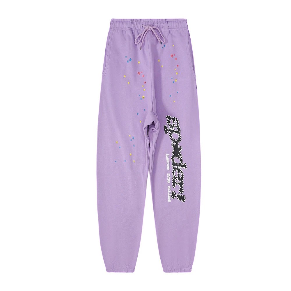 Hip-Hop Tracksuit Lavender - Sp5der - Cnfans - $40.65