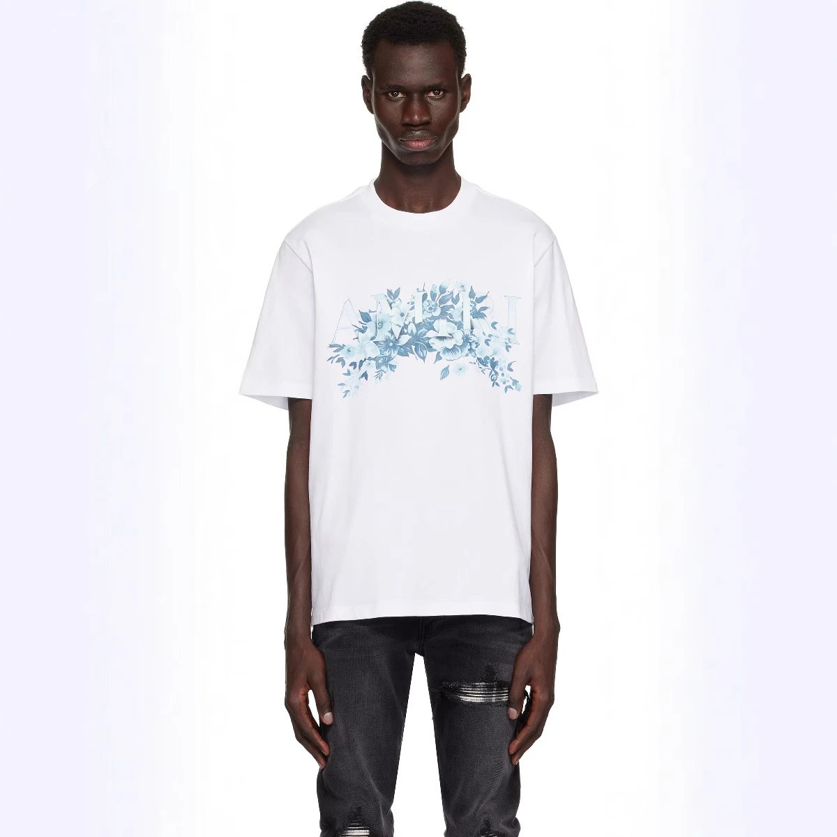 Amiri Letter Print T-Shirt Multicolor - Gallery Image 2 - Detailed View