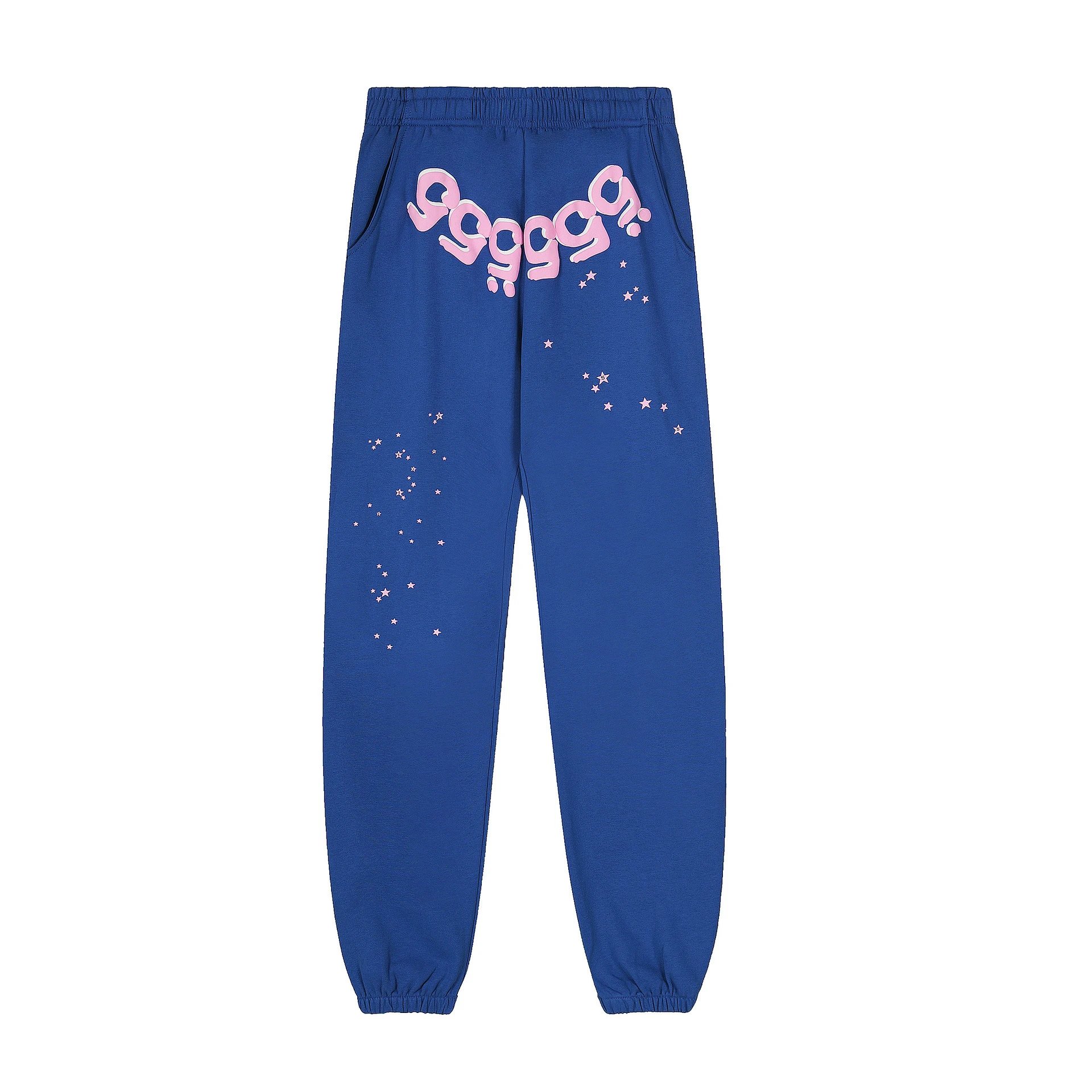 Unisex High-Street Sweatpants Azure - Sp5der - Cnfans - $33.23