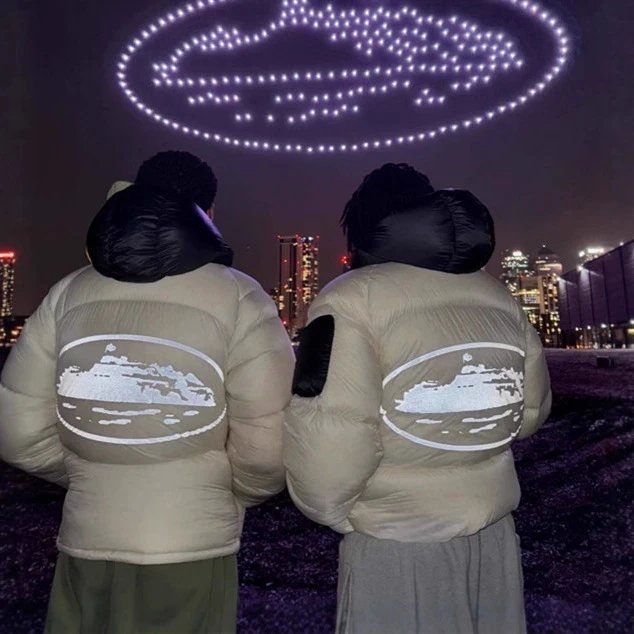 Evil Island Logo Puffer Jacket Multi - Gallery Image 2 - Detailed View