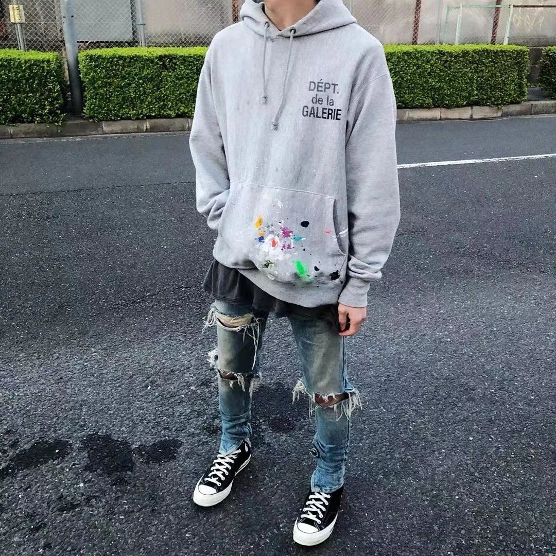 Street Graffiti Hoodie Onyx - Gallery Image 4 - Detailed View