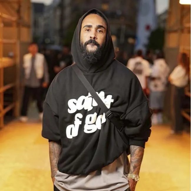 CPFM x FOG Hoodie Black - Gallery Image 2 - Detailed View