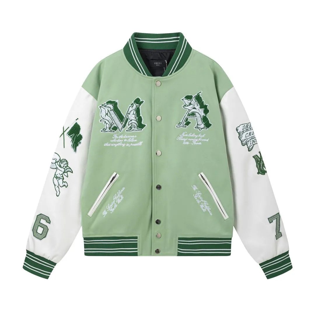 Amiri Embroidered Varsity Jacket MultiColor - Gallery Image 2 - Detailed View