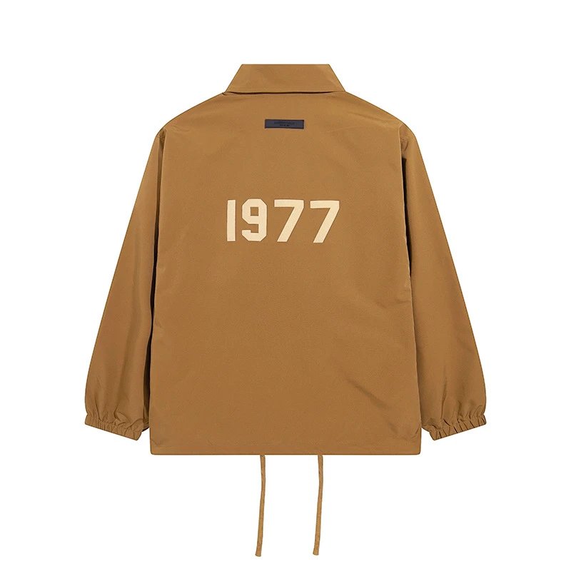 Vintage Coach Jacket 1977 High Street Style Camel Brown - Essentials - Cnfans - $37.74