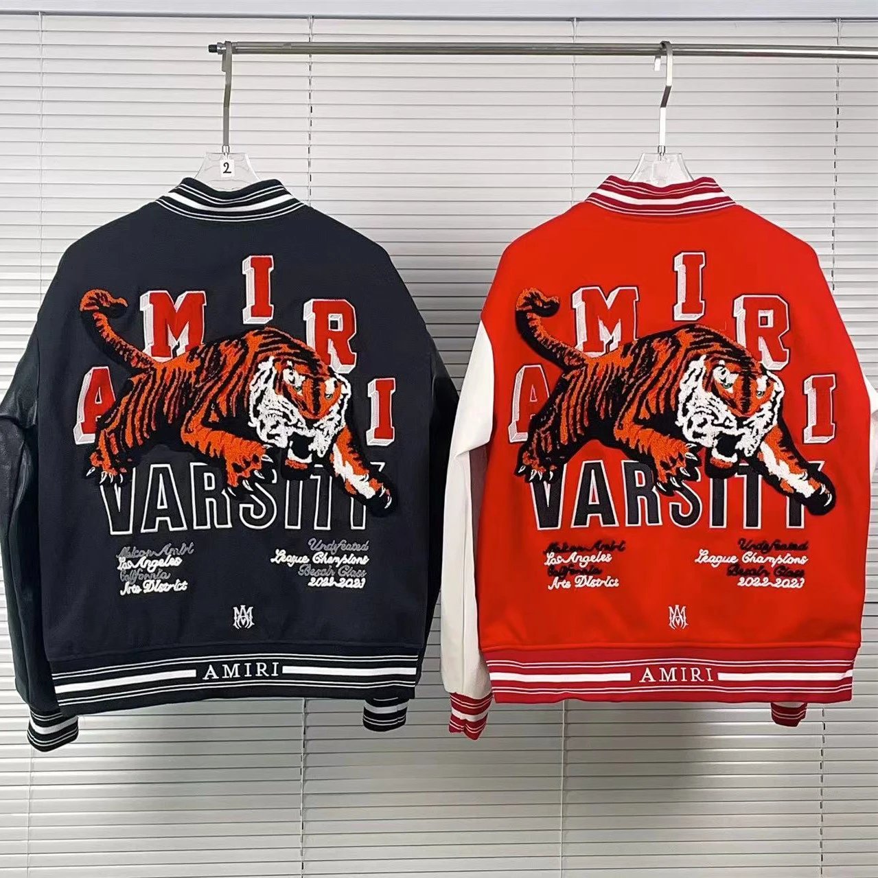 Amiri Varsity Jacket Tiger Embroidery Multi - High Quality Product Image - Cnfans