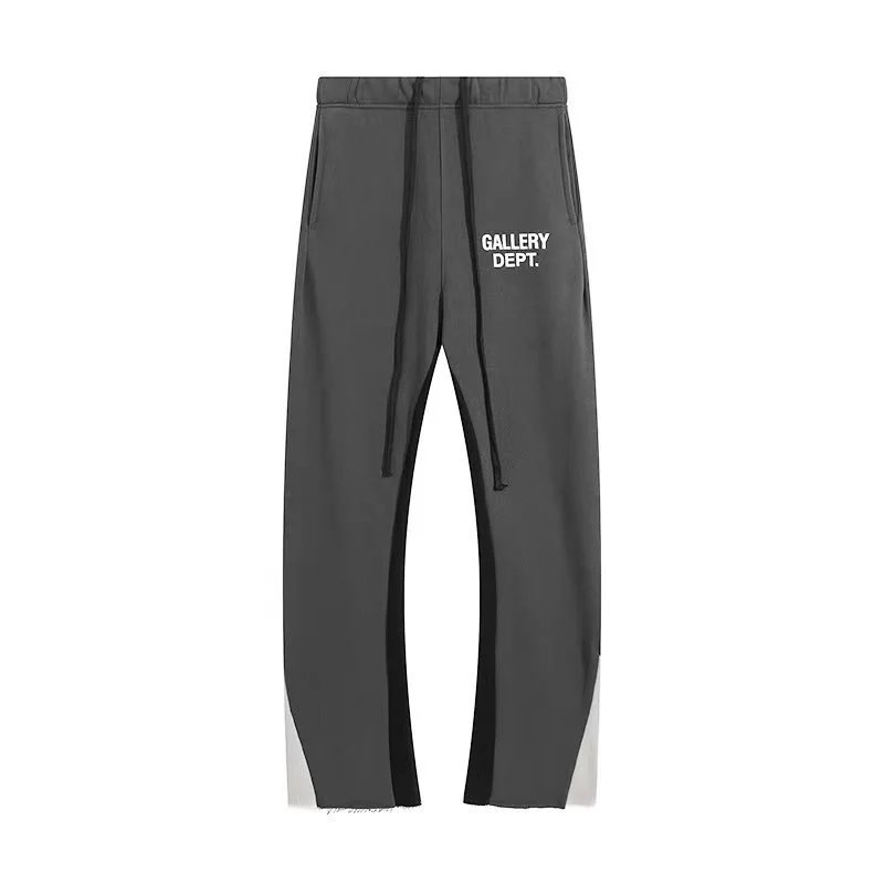 Flared Casual Joggers Charcoal - Gallery Dept - Cnfans - $31.94