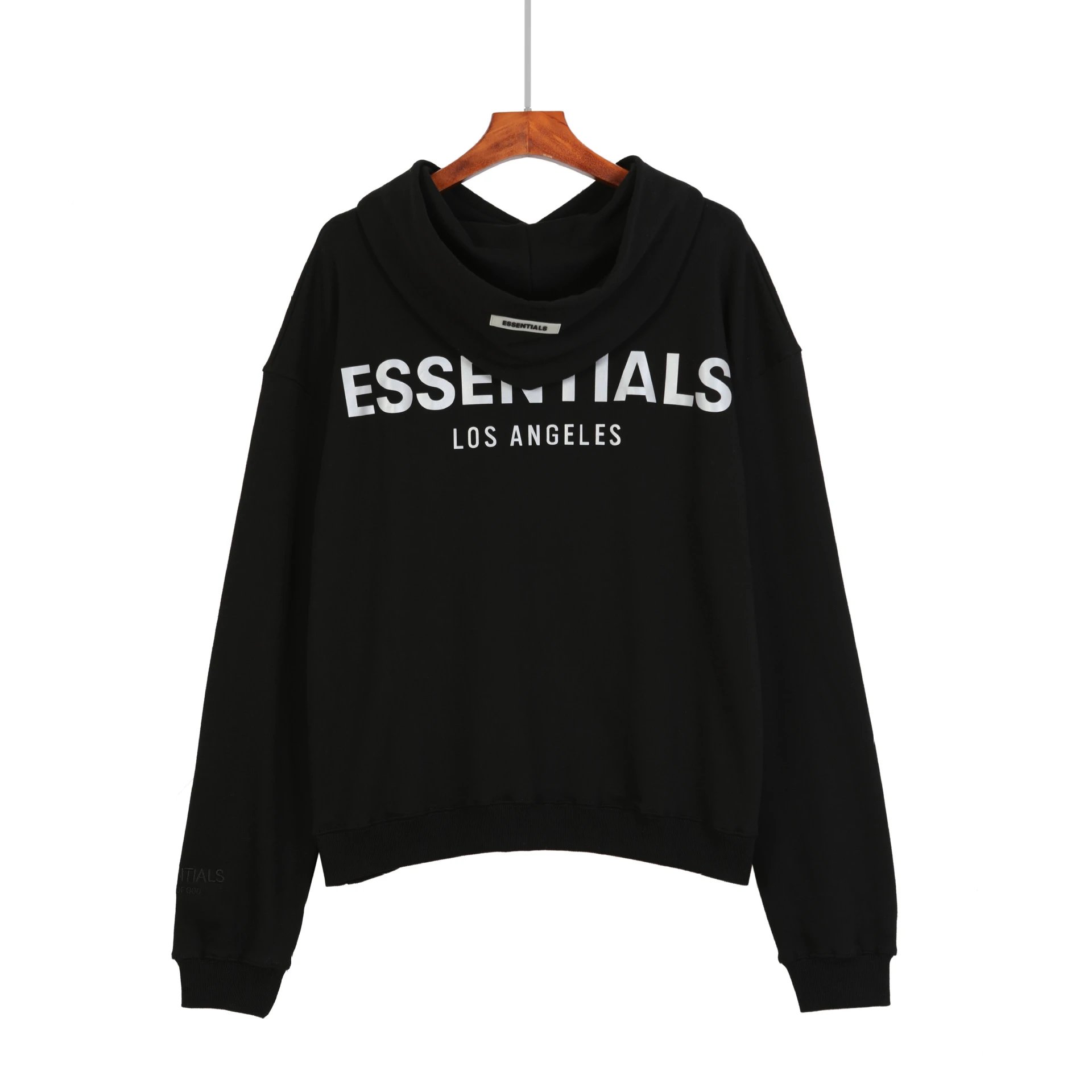 Reflective Oversized Streetwear Hoodie Unisex Ebony Black - Related Product - Cnfans