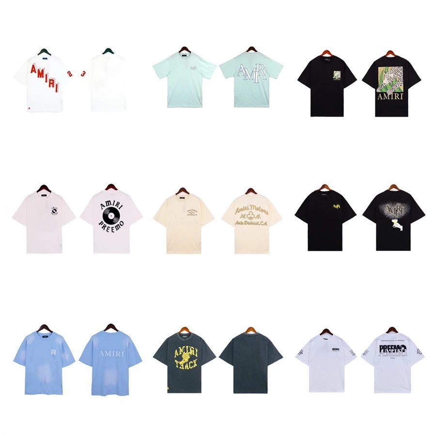 Amiri Logo Graphic Tee Multicolor - High Quality Product Image - Cnfans