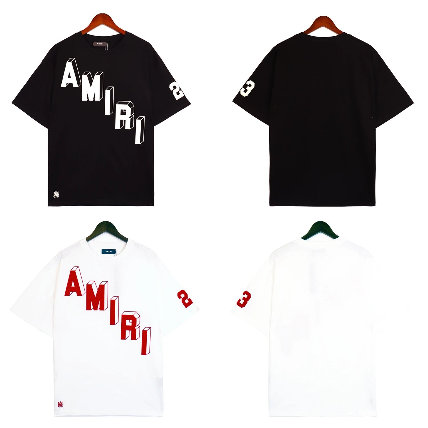 Amiri Logo Graphic Tee Multicolor - Gallery Image 5 - Detailed View