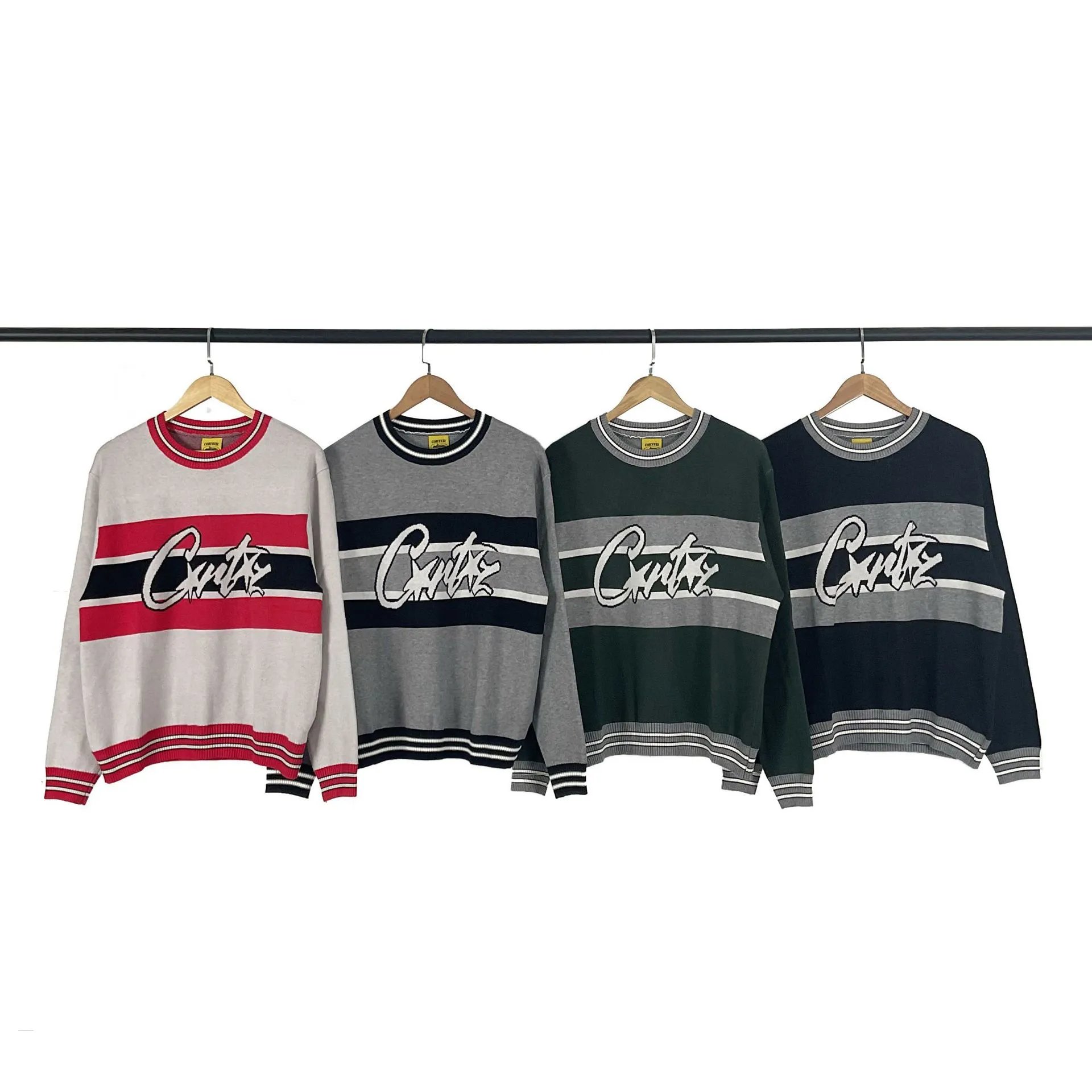 Corteiz Graphic Knit Sweater Multicolor - Related Product - Cnfans