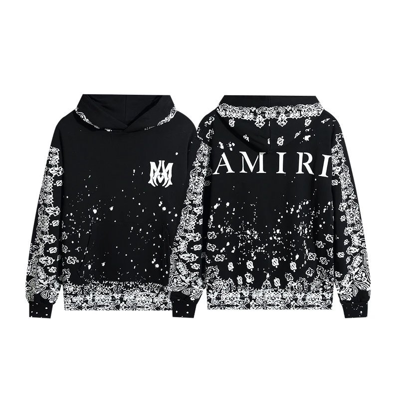 AMIRI Cracked Print Hoodie - Gallery Image 5 - Detailed View