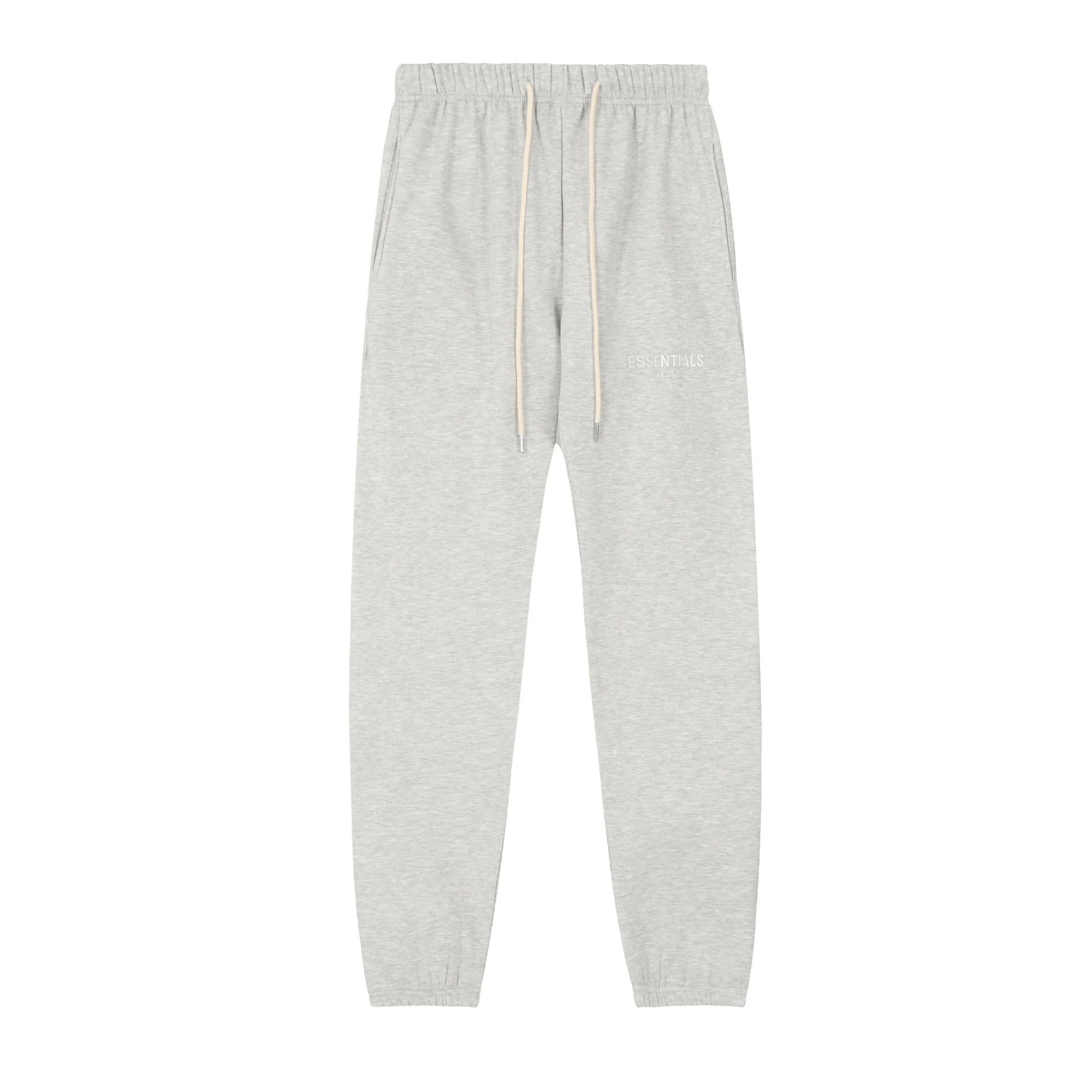 Unisex Fleece Hoodie Sweatpants Set Cotton Ash Grey - Related Product - Cnfans