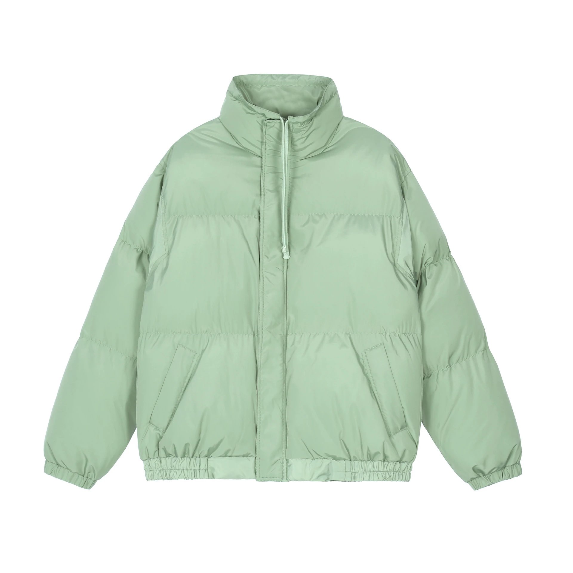 Oversized Puffer Jacket Winter Unisex Sage Green - Related Product - Cnfans