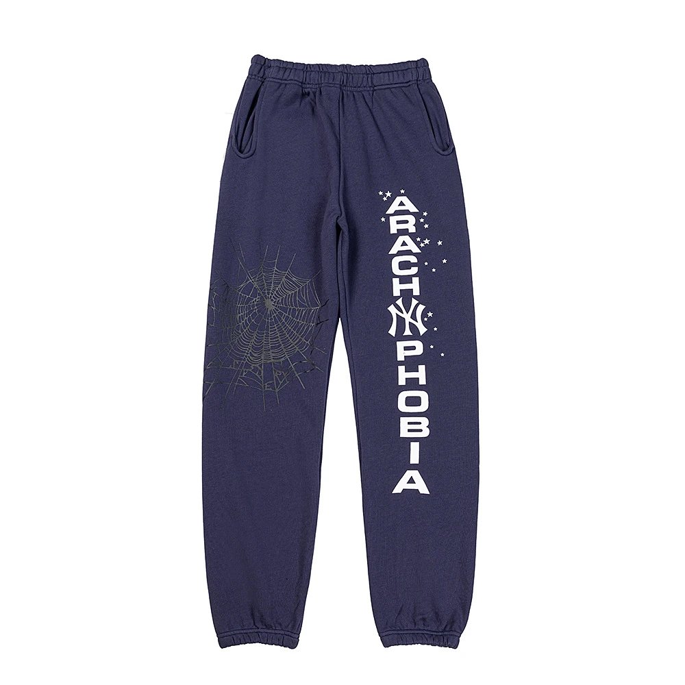 Streetwear Jogger Pants Deep Indigo - Sp5der - Cnfans - $33.23