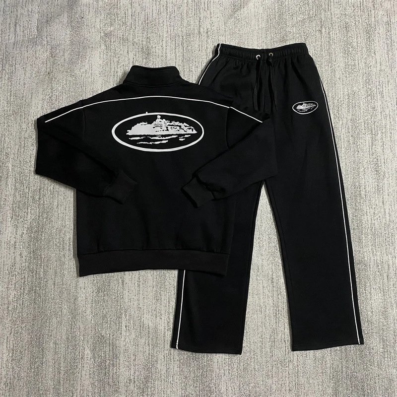 Corteiz Reflective Logo Track Set Black - Gallery Image 5 - Detailed View